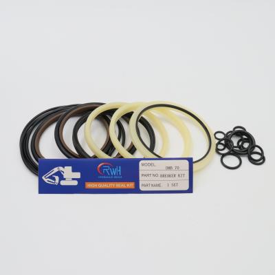 China Equipo hidráulico material del triturador de la roca de Kit For Damo DMB 70 del sello del martillo de PTFE en venta