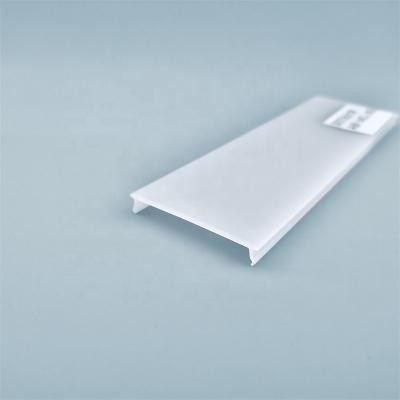 China Antique Light Diffuser Transparent Plastic PC PMMA LED Polycarbonate Profile Extrusion Cover for sale