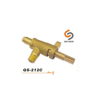 China QS 212C Outdoor Brass Gas Control Valve Cock For Gas Oven Stove Barbecue Parts for sale