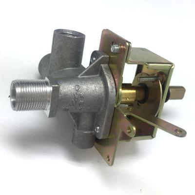 China Heat resistance gas burner valve gas stove valve, aluminun safety valve with switch for sale