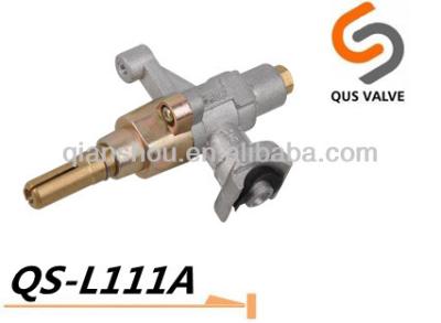 China QS L111A Single Brass Gas Nozzle Valve For Cooker/Heater/Regulator/Grill for sale