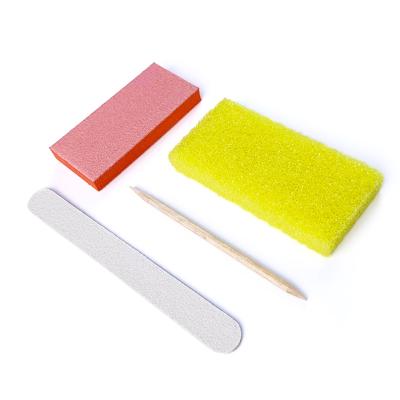 China Beauty Care 200Sets/Cases Travel Nail Sets Pedicure Disposable Pumice Kit Tools For Salon for sale