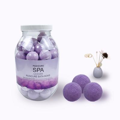 China 60pcs/jar Hot Selling Organic Spa Bath Bombs Cleansing Organic Fizzy Bift For Pedicure 240pcs/case for sale