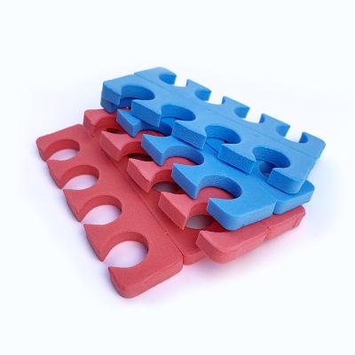 China Eco-friendly High Quality Soft Foam Sponge Toe Separators Finger Separators For Pedicure for sale