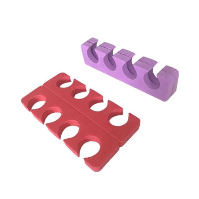 China Eco-friendly Colorful Nail Art Tool Toe Separator Finger Separator for sale