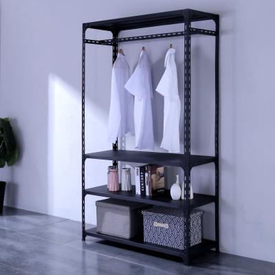 China Home Diy Double Sided Corner Slotted Steel Show Racks For Sale for sale