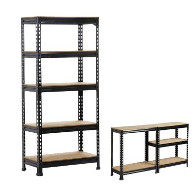 China Suitable For Outdoor Single Assembly Boltless Rivet Shelving For Storage System for sale