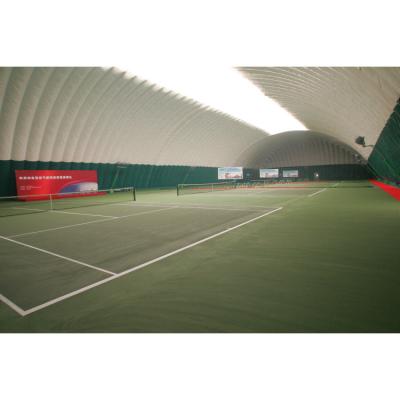 China Outdoor advertising promotion pressure double layer greenhouse tent badminton court air dome inflatable membrane structure for sale