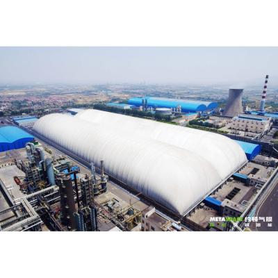 China Outdoor Advertising Promotion Industrial &Environmental Dome Fully Enclosed Inflatable Air Film Coal Shed Dome Buildings For Storage for sale