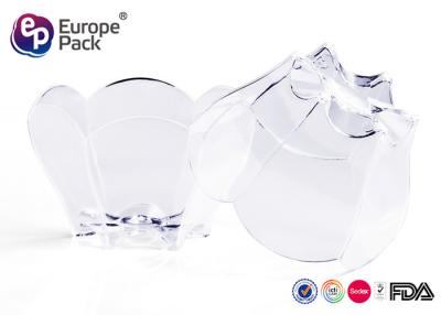 Cina Altezza di plastica eliminabile del contenitore 4Cm del tulipano della tazza del dessert, diametro superiore di 7Cm in vendita