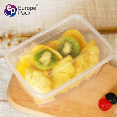 Κίνα Wholesale 100% food grade 1000ml PP plastic disposable lunch box προς πώληση