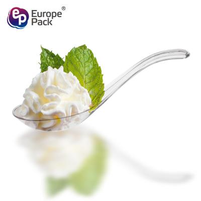 China Factory direct new products disposable ps crystal spoon for food for sale