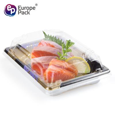 中国 Food grade high quality rectangle shape colorful sushi container with lid 販売のため