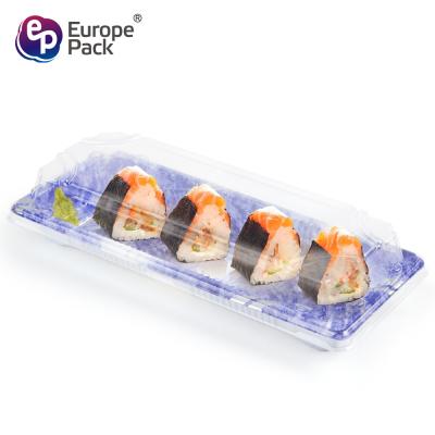 中国 Hot sale new arrival sky bule disposable sushi container 販売のため