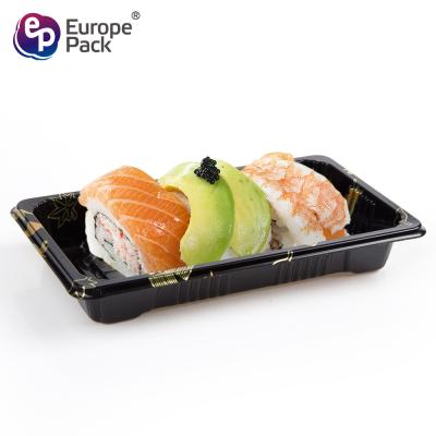 Κίνα Best selling one time ps plastic square plate sushi tray with lid προς πώληση