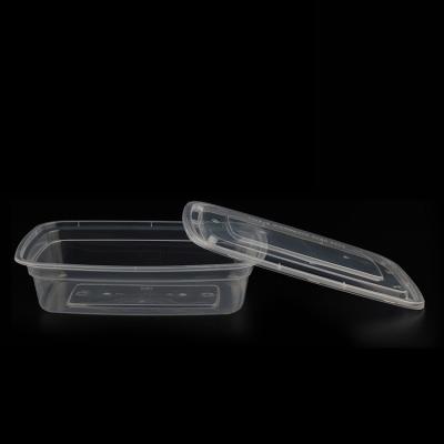 China Food grade disposable container plastic fast food lunch boxes, take away food container 650ml 750ml 1000ml 1250ml for sale