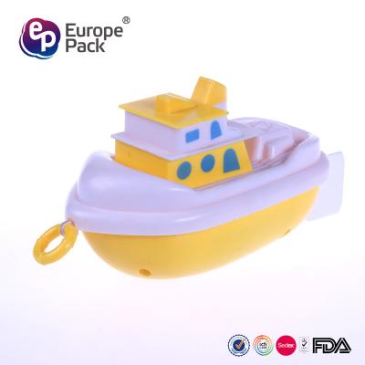 China Plastic toy boat  pull line drives the boat  sailing for sale