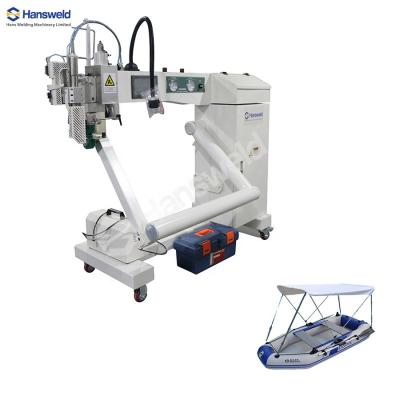 China Pvc Membrane Awning Boat Hot Air Sealing Machine , Tent Welding Machine for sale