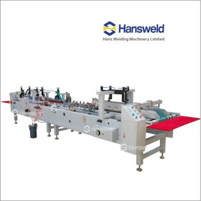 China 1500Kg PVC Box Making Machine , PET Folding BOX Gluing Machine 3.7Kw 380V for sale