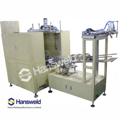 China Automatic Cylinder Packing Tube Forming Machine 4000MM With Two Curling Station for sale