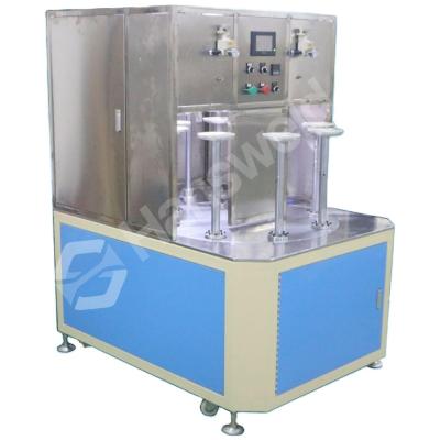 China Servo Motor Cylinder Forming Machine 220V PVC Gluing Machine 8 Working Table for sale