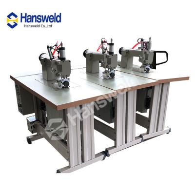 China Automatic Ultrasonic Mask Sewing Machine 0.7 MPa 2000W Nonwoven Fabric Seam Welding Cutting for sale