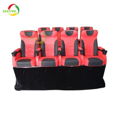 China Leg Field Earn Money VR Simulator Game Machine 7D Cinema Simulator 4D 5D 7D Cinema With Motion Chairs for sale