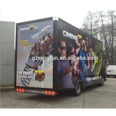 China Hot Sale 5d 6d 7d 9d Leg Field Cinema Simulator Truck Mobile 5d Cinema For Theme Park With 9D VR Movies for sale