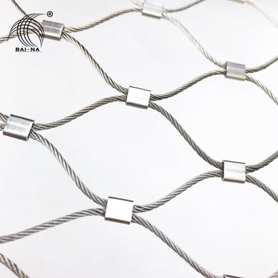 China Rustproof Hot Selling Flexible Wire Mesh Netting Architectural Decorative Rope Mesh for sale