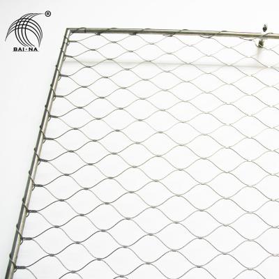 China Nice Quality Stainless Steel Roof Safety Wire Rope Acid Resistance Mesh for sale