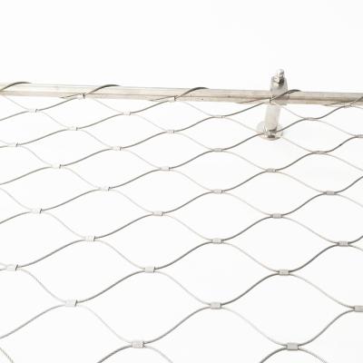 China 30 years. Eco-friendly Stainless Steel Wire Mesh With Ferrules for sale