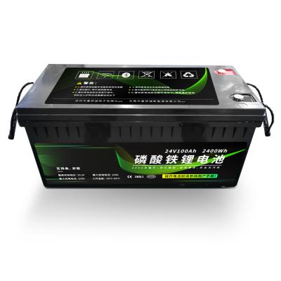 Cina 2400Wh 24V LiFePO4 batteria al litio pacchetto 100ah Durable For Industrial in vendita