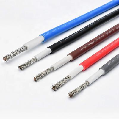 China TÜV CE aprobado 6 mm de tensión de cobre conductor de cable fotovoltaico XLPE aislamiento DIN EN 50265-2-1 en venta