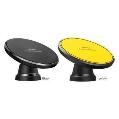 China KAKUSIGA Portable Wireless Magnetic Car Mount Charger Magnetic Fast Charging Wireless Charger For Phone for sale