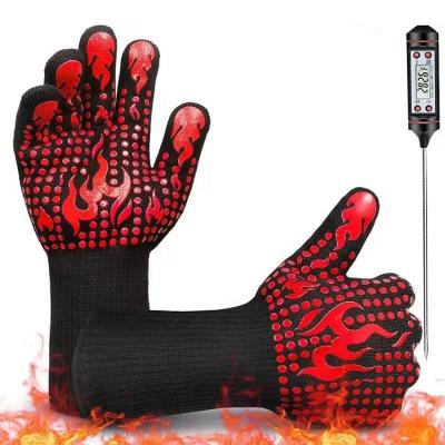 China Grill New hot selling products Heat-resistant Non-slip resistant Mitt BBQ Grill mitt for sale