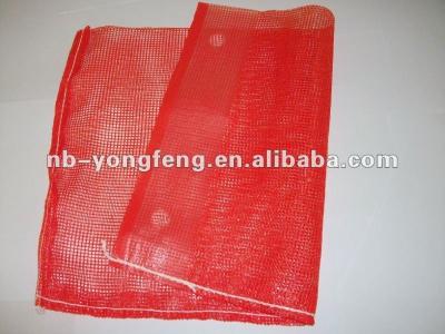 China Recyclable Window PP Woven Mesh Bags With Two Holes For Hanging , PP Polymesh Bags for sale