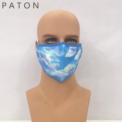 China Multifunctional Face Tube Personalized Soft Cotton Mouth Muffle Ion Reusable Face Protection Cover Silver for sale