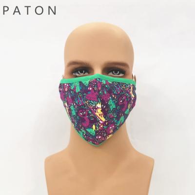 China Multifunctional seamless custom fashion artists face tube face cotton fabric washable winter mouth face masks with logo for sale