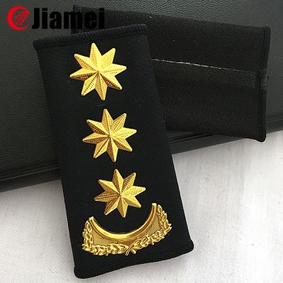 China Military Custom Uniform Shoulder Strap Sliders Epaulettes and Shoulder Board for sale