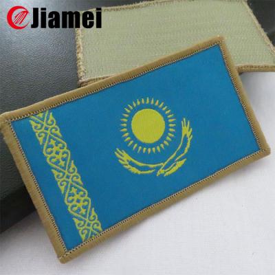 China Viable Professional Customized Woven Key Label Tag Clothes / Neck Brand Woven Labels for sale