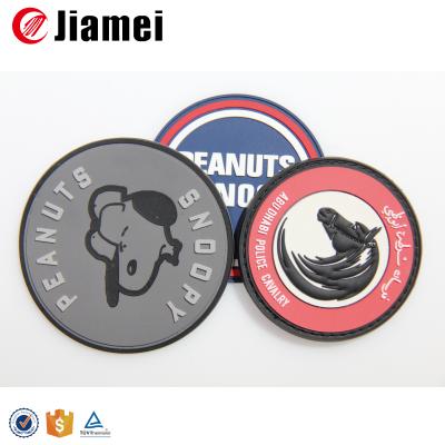 China Factory Professional Viable New Product Colorful China PVC Silicone Rubber Garment Label Badge for sale