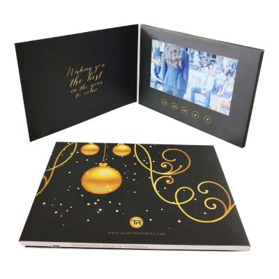 China Fashion Europe Design Interactive LCD Screen Video Brochure Digital Video Greeting Cards For Innovation for sale