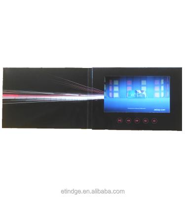 China Europe ETG Wedding Promotional Invitation HD IPS Screen Video Folder 7 Inch for sale