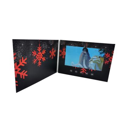 China China Digital LCD Brochure 7 Inch HD Screen Displayer With Printing For Video Invitation Greeting Card for sale