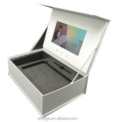 China Europe ETG Video Book, Digital LCD Brochure Box With 7 Inch LCD Display For Promotional Gift for sale