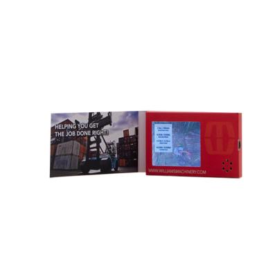 China Europe 2.4 Inch Digital LCD Small Video Brochure Business Card For Gift Advertising for sale