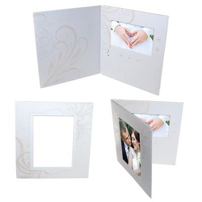 China Europe Greeting Gift LCD Video Gift Box 7 Inch Brochure Video Wedding Map for sale