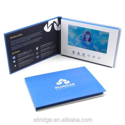 China Europe 512MB 1GB 2GB LCD Video Invitation Brochure / Handmade Digital Advertising Card for sale