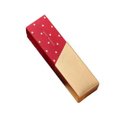 China Recyclable Custom Logo Cardboard Paper Box Lipstick Packaging Personalized Printing Cosmetic Packing Boxes Cosmetic Box Tube for sale