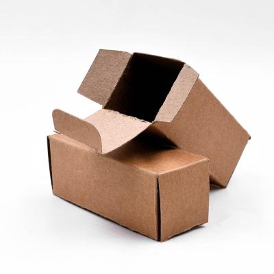 China Materials Manufacturer Sales Custom Kraft Paper Box Recycled Brown Packaging Skin Care Packaging Foldable Paper Boxes for sale